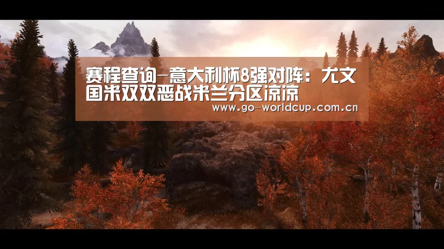 赛程查询-意大利杯8强对阵:尤文国米双双恶战米兰分区凉凉(图4) 中文资讯